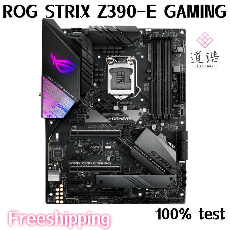 For ROG STRIX Z390-E GAMING Motherboard 64GB HDMI PCI-E3.0 M.2 LGA 1151 DDR4 ATX Z390 Mainboard 100% Tested Fully Work