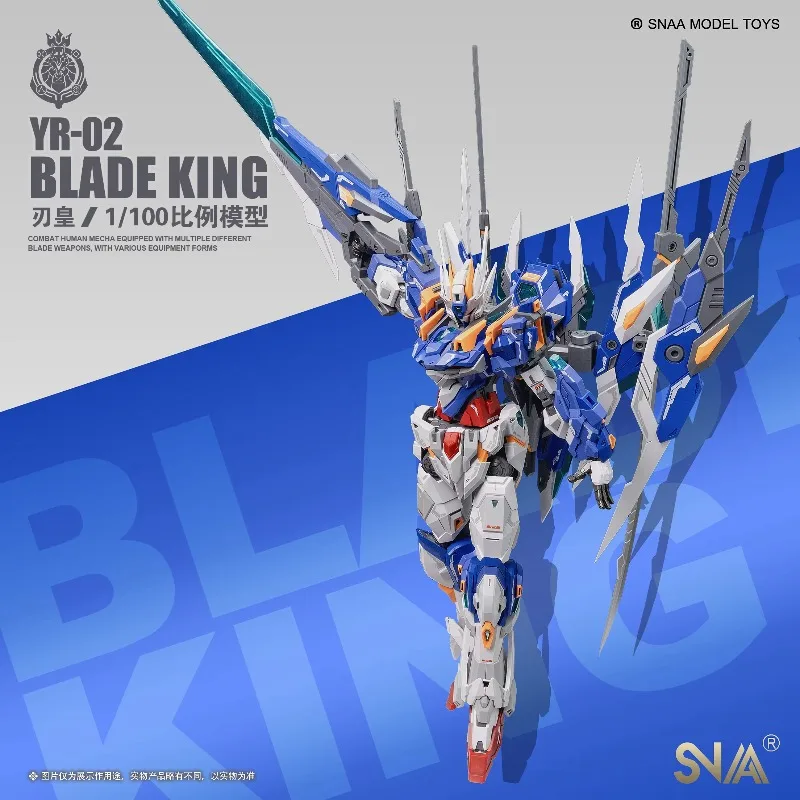 En Stock SNAA 1/100 YR-02 Blade King modelo Kit montaje figuras de acción Robot estatuilla muñeca modelo de plástico estatua juguetes regalos