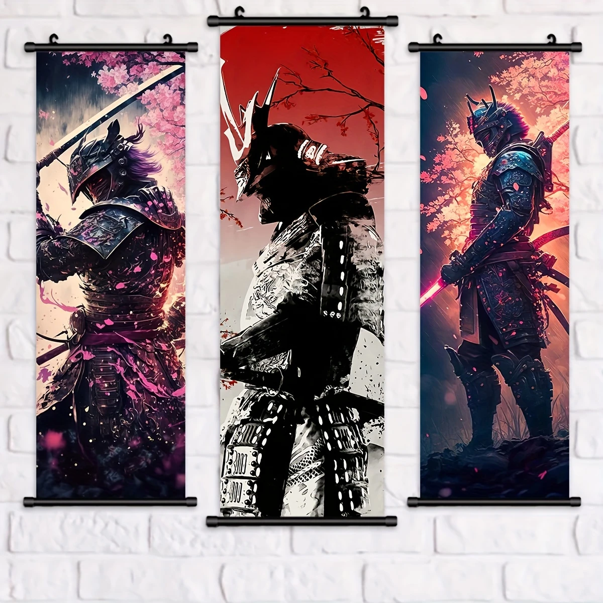 VIKAMA Dark Cherry Blossom Sam - Wall Scroll Tapestry recension och pris