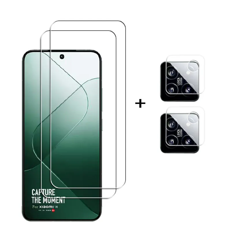 Volle Gule Glas Für Xiaomi 14 Gehärtetem Glas Xiaomi 14 13 Screen Protector Schutz Telefon Kamera Objektiv Film Für Xiaomi 14 glas