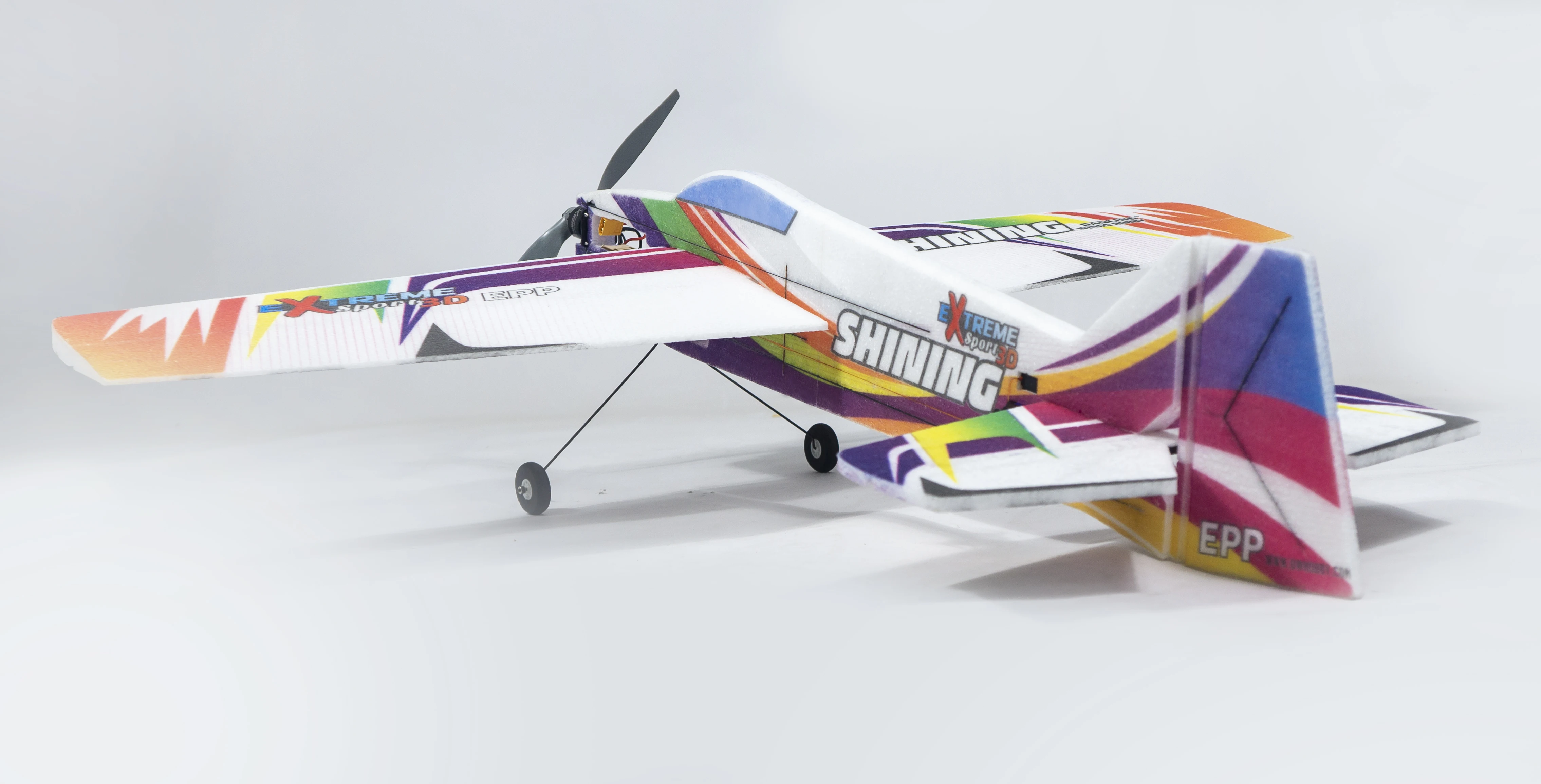 EPP-Schaum 3D RC Flugzeug Modell Glänzende Innen/Außen F3P 980mm Spannweite Fernbedienung Flugzeug Elektrische RC Flugzeug Outdoor Spielzeug – Detail 8