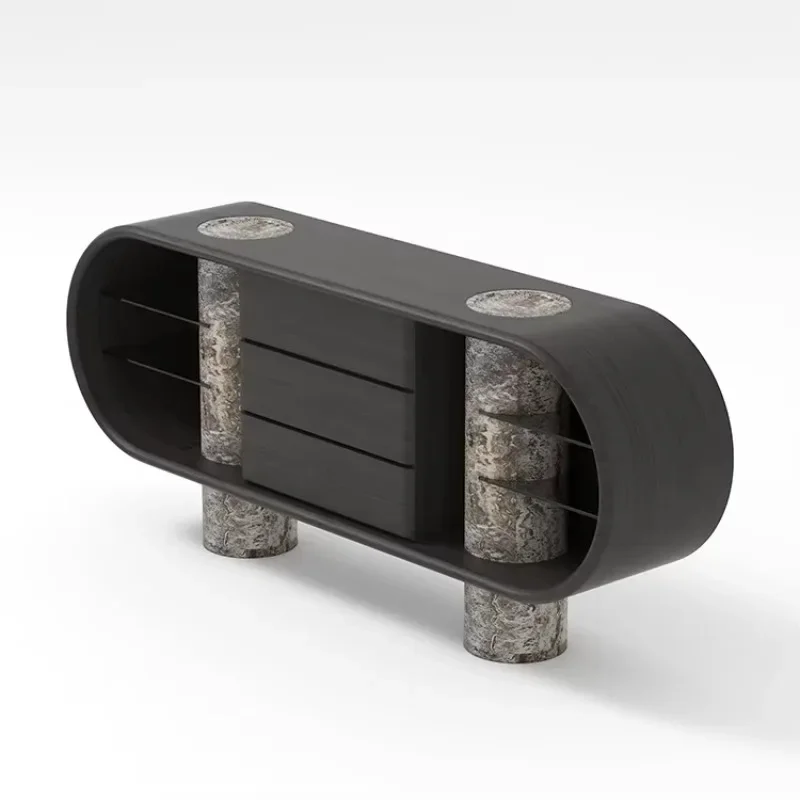 

Restaurant Modern Nordic Wooden Cupboard Buffet Cupboard