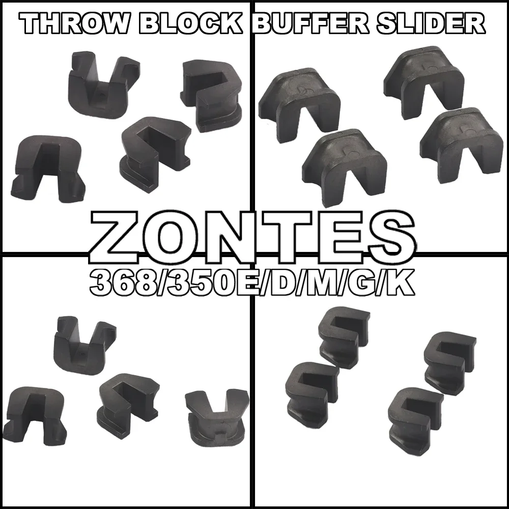 

Motorcycle Throw Block Buffer Slider Main Sliding Wheel Buffer Rubber Transmission Component Slider FOR ZONTES 368/350E/D/M/G/K