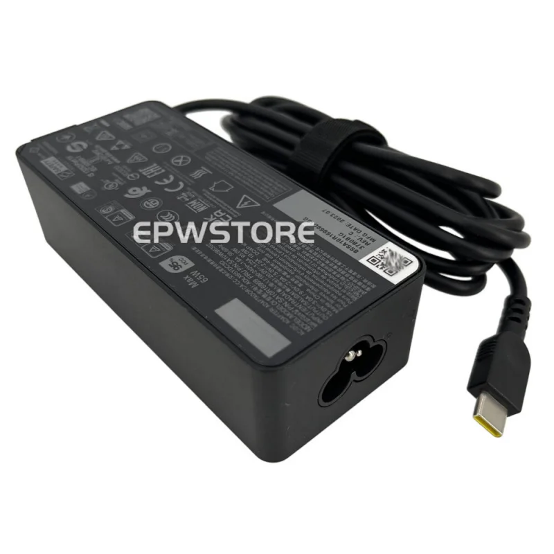 

Оригинальное зарядное устройство WD 20V 3.25A 65W USB-C для Lenovo IdeaPad Slim 5-15ARP