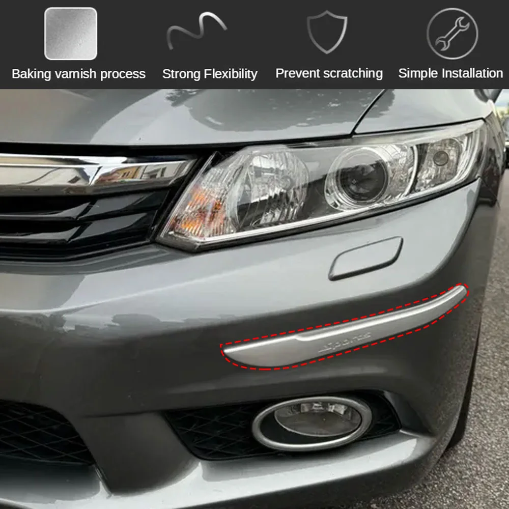 2pcs ประตูรถ Anti Scratch แถบ Anti-collision สติกเกอร์รถด้านหน้าด้านหลังกันชน Protector Corner GUARD Decal อุปกรณ์เสริม