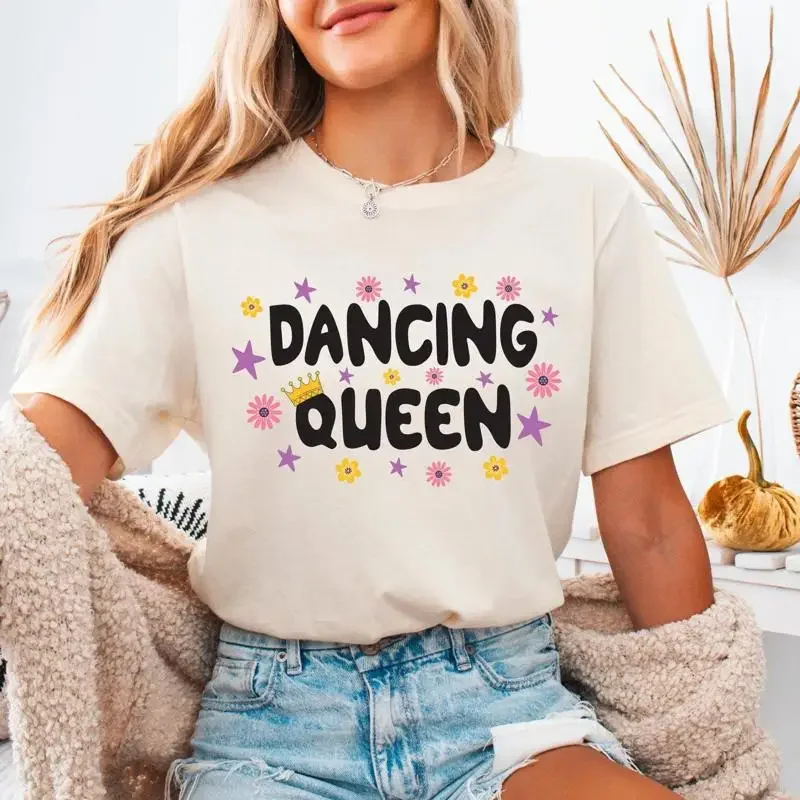 

Dancing Queen T shirt Dance Mother's Day s Women SweaT Fun Party for Lover Funny