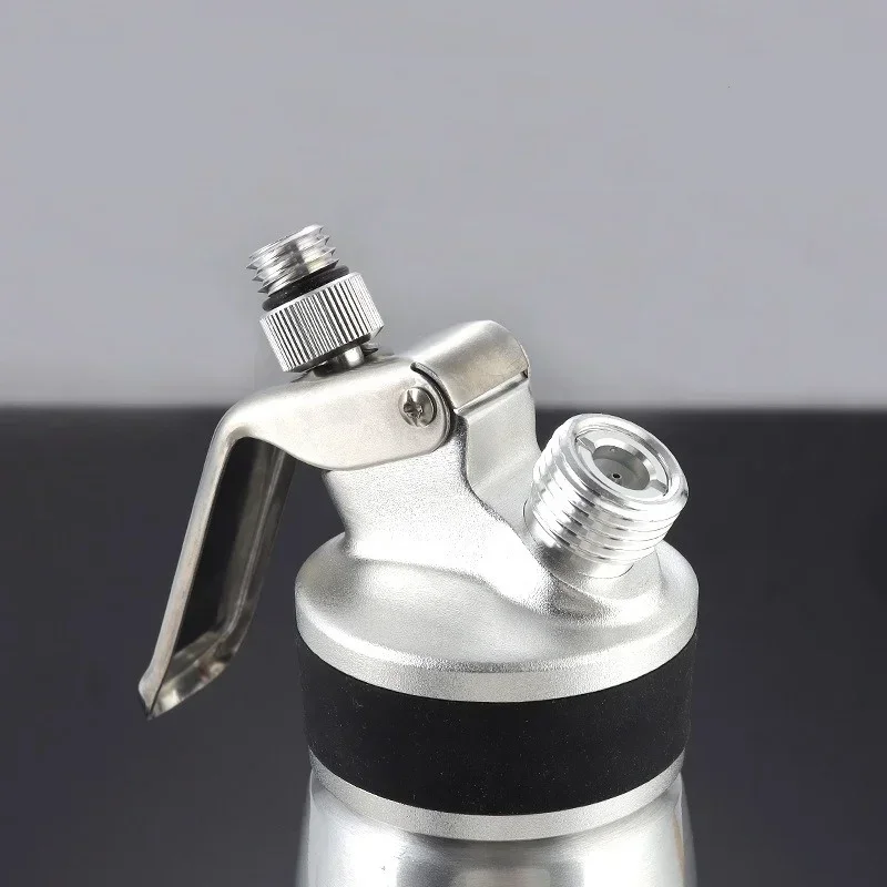 JUSTINLAU Whipped Cream Gun Cream Dispenser Stainless Steel Cake Piping Gun Siphon Squeeze Bottle Dessert Tool Cream Whippers