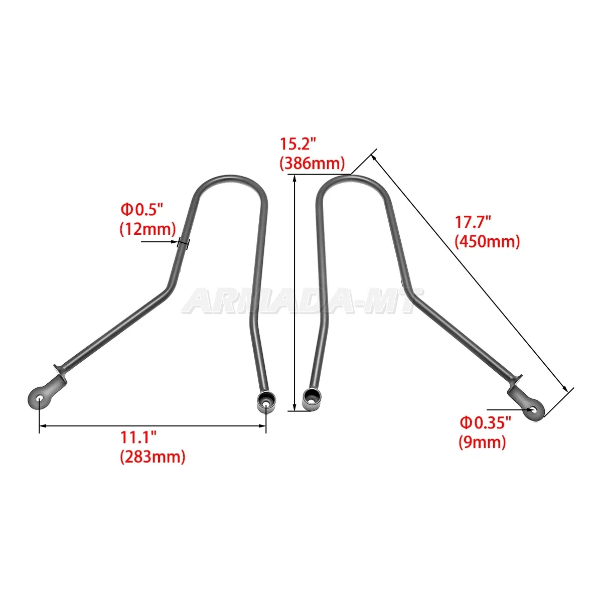 new Motorcycle Accessories Left & Right Side Pannier Rail Saddlebag Support Bar For Triumph Bonneville SE T100 T 100 2001-2015
