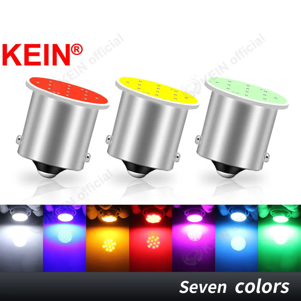 KEIN 1156 Led Bulb COB S25 1157 BAY15D R5W R10W BA15S Turn DRL Brake Reverse P21W P21/5W Signal Park Tail Backup Car Light Lamp 