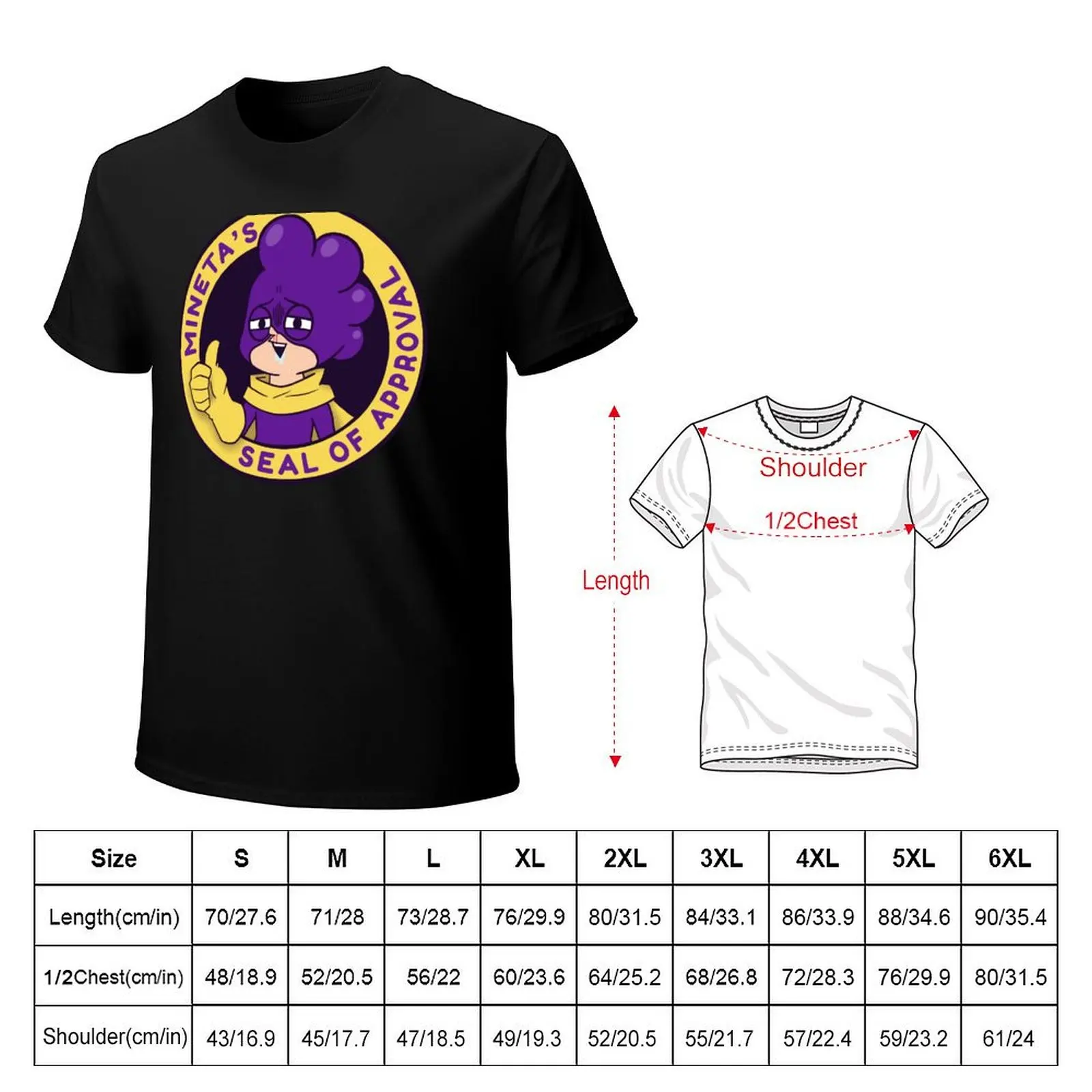 Mineta's Seal of Approval T-Shirt fashion shirts Anime t-shirt tshirts personalised men t shirts