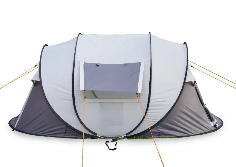 Outdoor tent boat shape with quickly automatic open method for 2 people automatic fishing tent