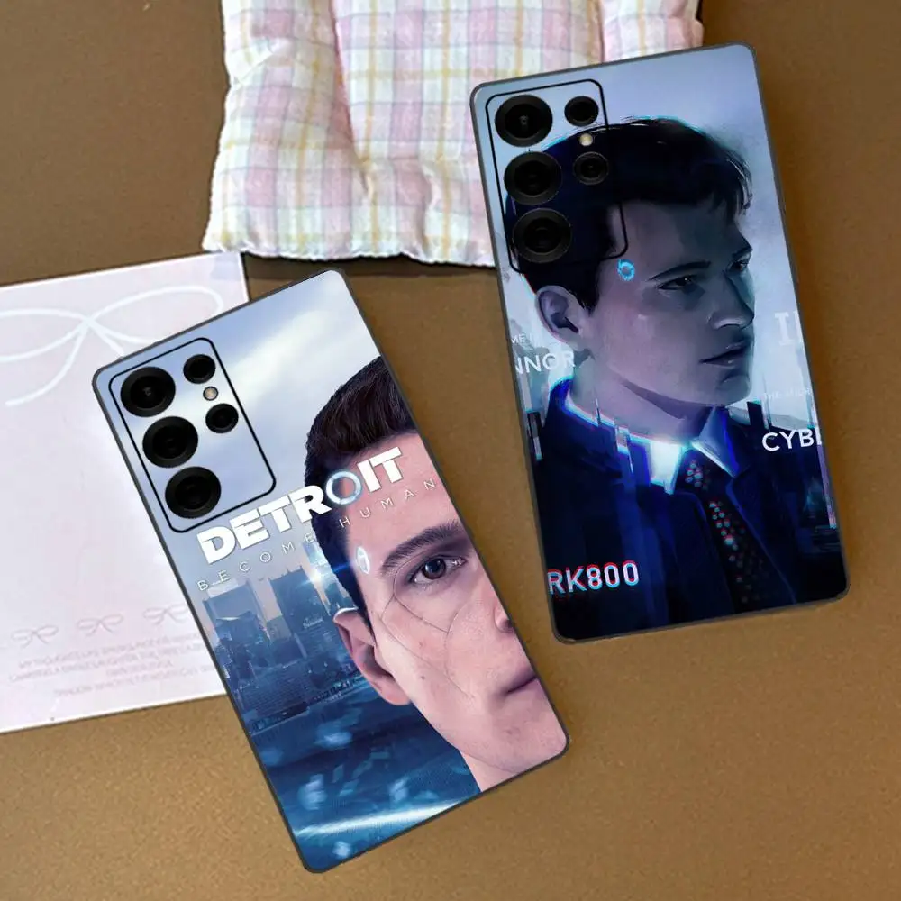 حافظة هاتف كلاسيكية RPG Game D-Detroit لهاتف سامسونج S 24 Fe 25 Ultra Plus 20 Lite 21 30 22 23 24 22 Ultra 5G Fundas #6