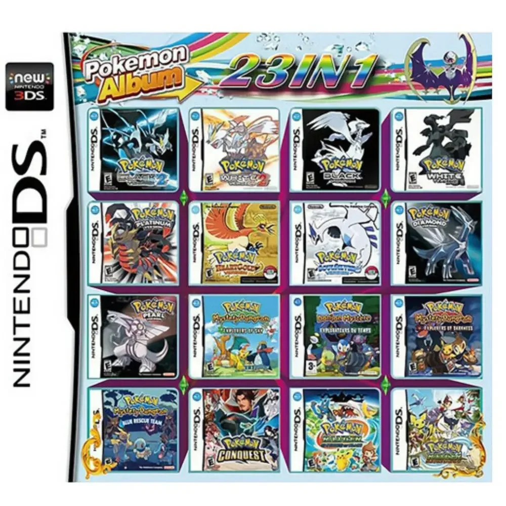 Scheda di gioco 3DS NDS scheda combinata 510 In 1 scheda combinata NDS cassetta NDS 482 IN1 208 500