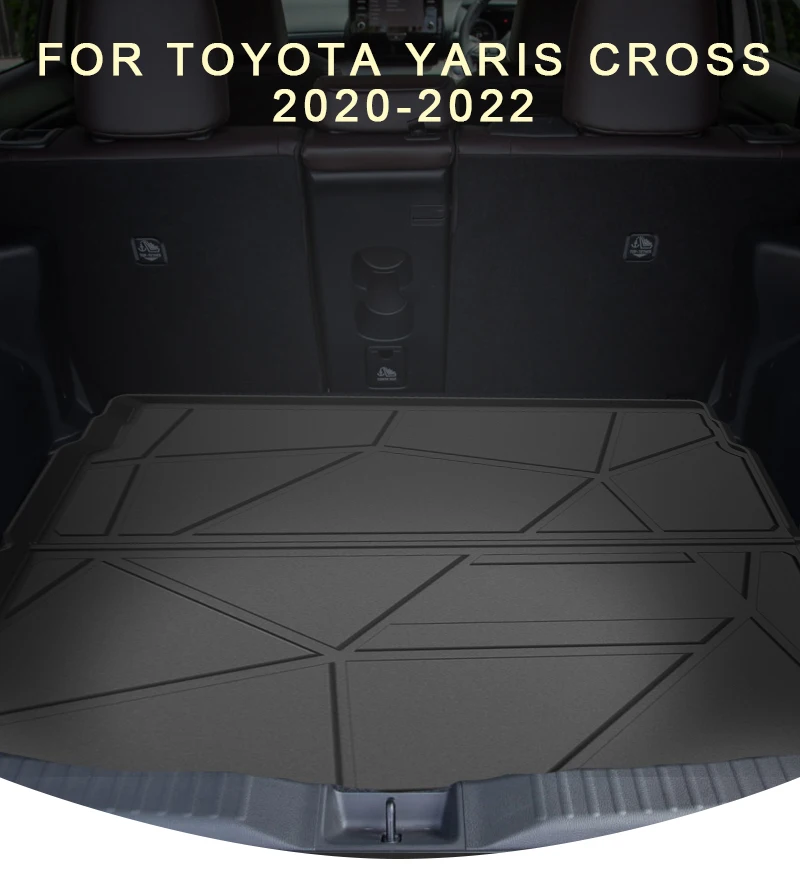 For Toyota YARIS CROSS 2020-2023 Car Cargo Liner Mat TPE Anti-slip Trunk Mat Trunk Tray Carpet Interior Accessories