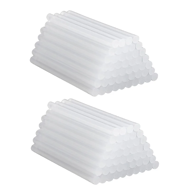 ABRU-100Pcs Hot Melt Glue Sticks 7Mmx100mm Hot Glue Sticks Rod For Craft Album Repair Tools Hot Glue Sticks