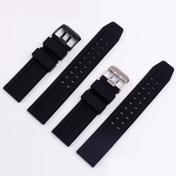 Forluminox 20 23mm Black High Quality Durable Silicone for Men Women 3051 3150 3080 8800 Anti-Allergy Rubber Watchbands
