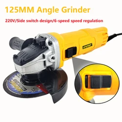 Electric Angle Grinders 125mm 1050w Grinding Machine for Grinding Cutting Metal Angular Power Tool Home DIY Woodworking Tools