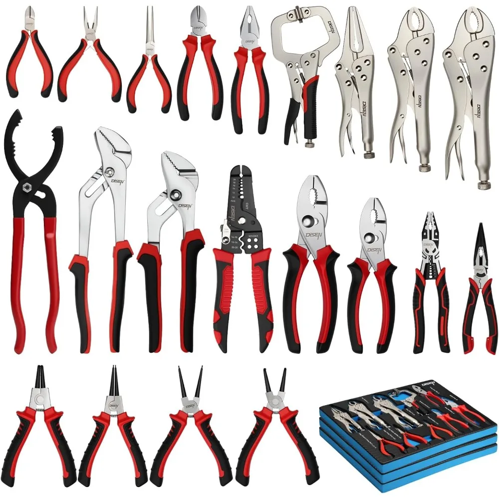 Pliers Set, 21 Piec…