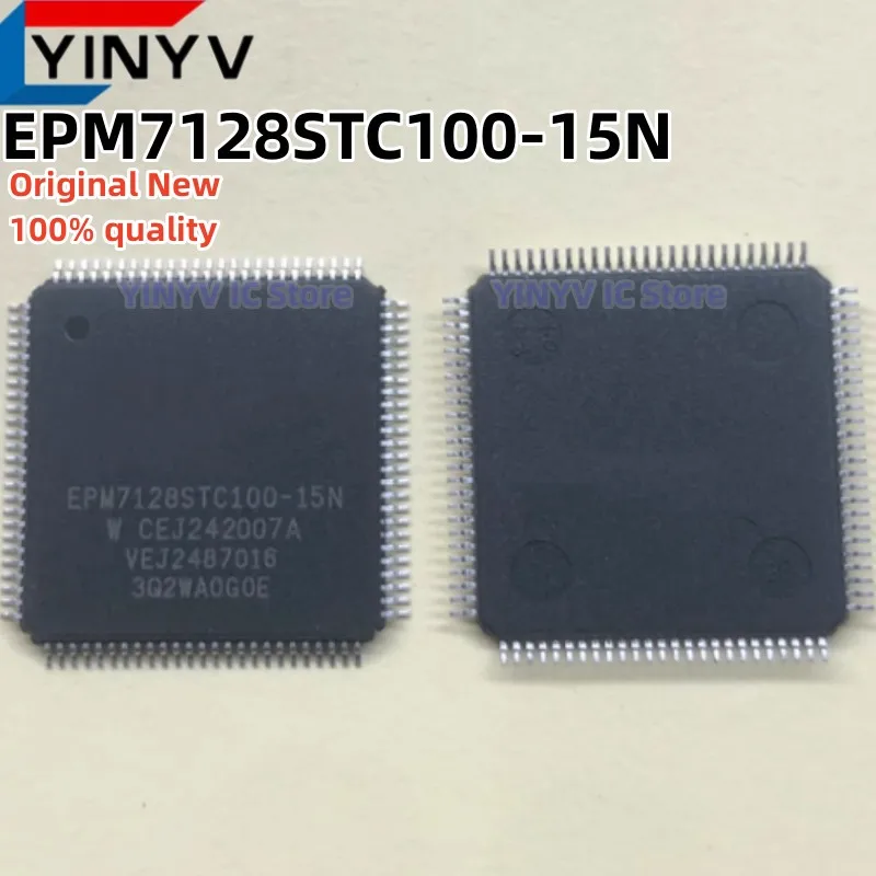 5PCS EPM7128STC100-15N EPM7128STC100-15 EPM7128STC100 EPM7128S TQFP100 Programmable Logic Device Family Original New 100%quality