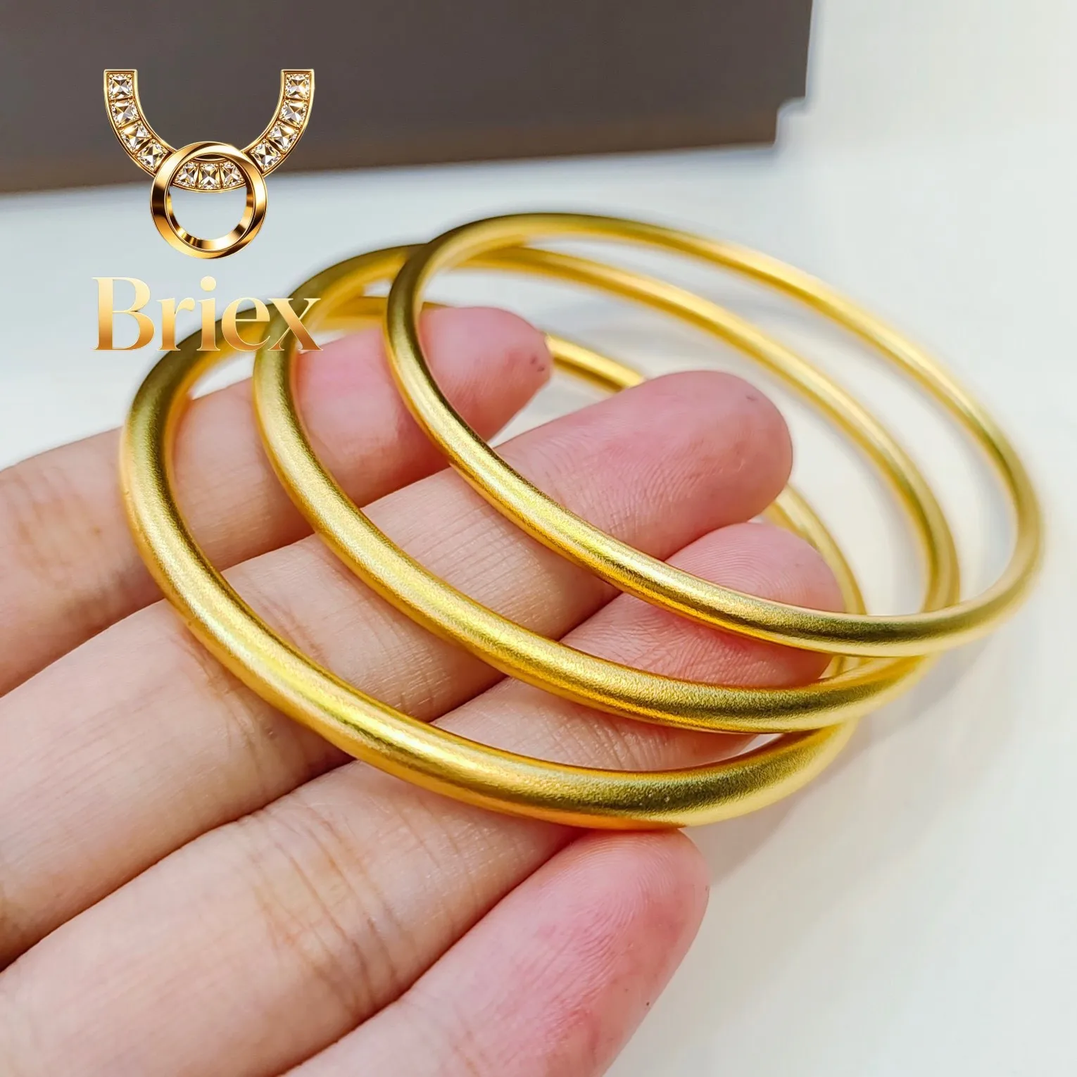 

Briex Jewelry Luxury 24K 9999 Pure Gold real gold Women's Bracelet Ancient Legacy Bracelet Solid Bracelet