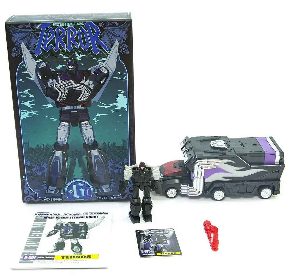 

In Stock New Transformation Toy DX9 D06T Horror Black Hot Rod Rodimus P-rime Figures Xtal9 Action Figure Toy Collection Gift