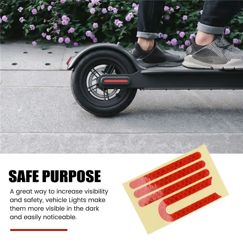 A82U-Front Rear Wheel Tyre Cover Protective Shell Reflective Sticker For Xiaomi Mijia M365 Electric Scooter Skateboard Parts