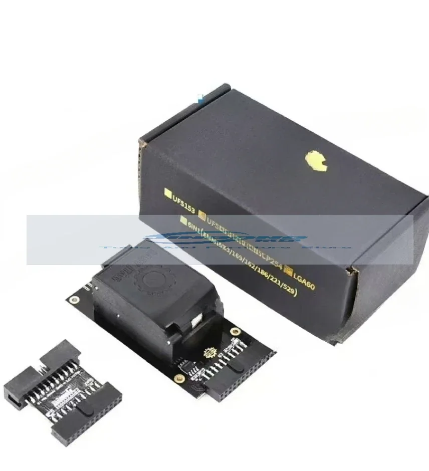 Spot Product Ufs Bga 254, 153, 95 Socket Adapter, Eenvoudig Jtag Plus Box Branden Socket Met Authenticatie Encryptie Chip