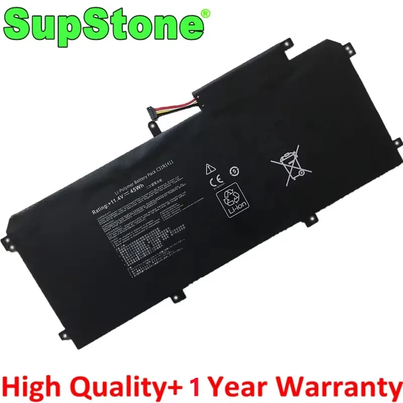 SupStone C31N1411 Laptop Battery For Asus Zenbook UX305 UX305CA UX305F UX305FA U305L U305C U305F U305FA U305CA 0B200-01180000