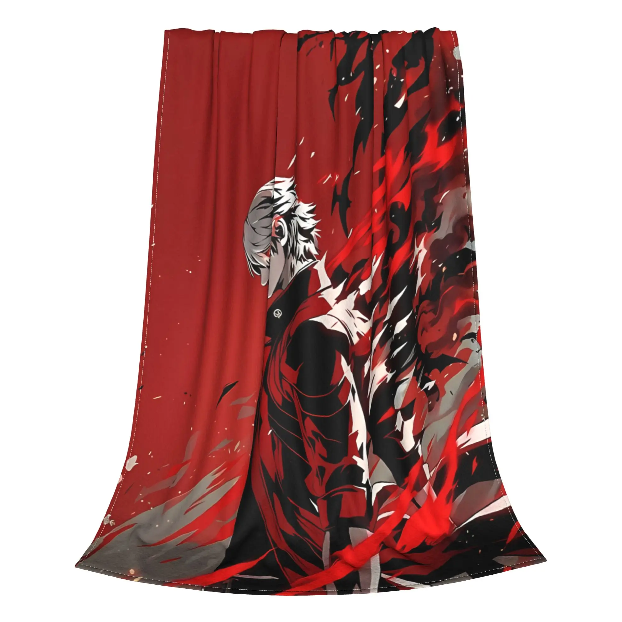 1PC Demon Themed Warrior  D-Devil May Cry Home Room Decorations Winter Blankets For Adults Bedding Home Interior Sofa Knee