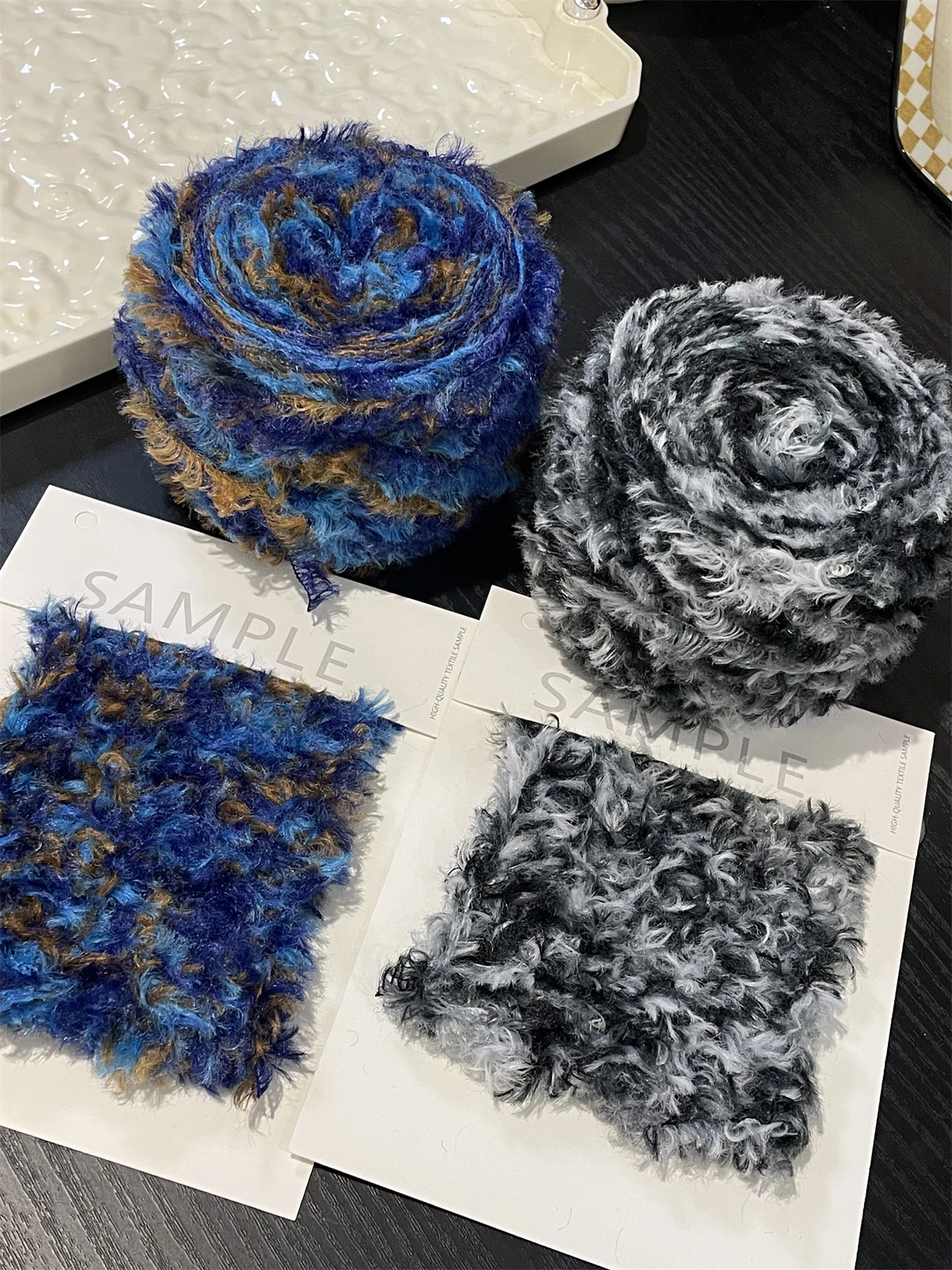 100g Colored Space-dyed Fur Ya - Woven Scarf Blanket 评论和价格