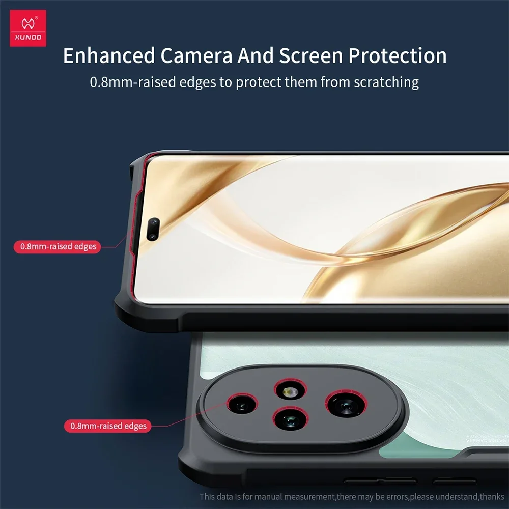 Xundd Telefon Fällen Für Huawei Honor 200 Pro Fall Stoßfest Stoßstange Schutzhülle Fällen Transparente Abdeckung Für Honor 200/200 Pro