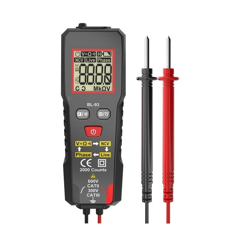 Multimeter digital high-precision intelligent anti-burn portable capacitor meter maintenance high-precision mAh level