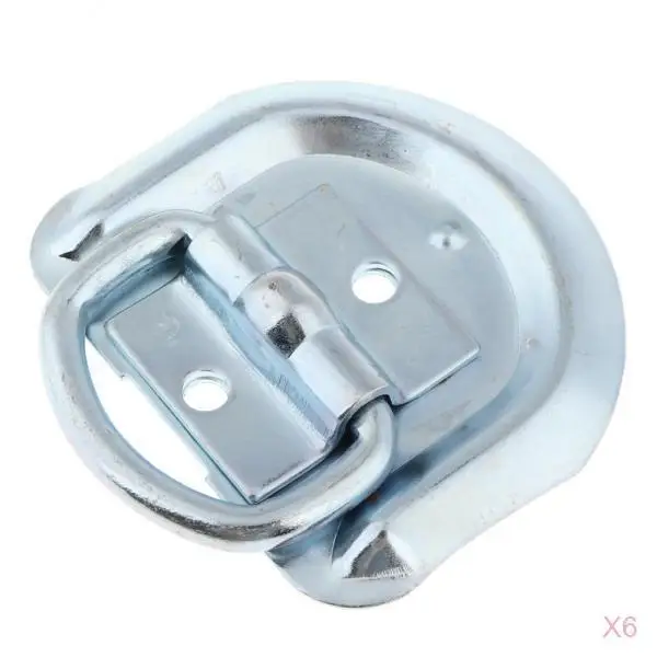 Strong Metal Tie Down Ring Lashing Anchor D-ring Rope Chain Secure Fastener for Enclosed Trailer Loading Dock