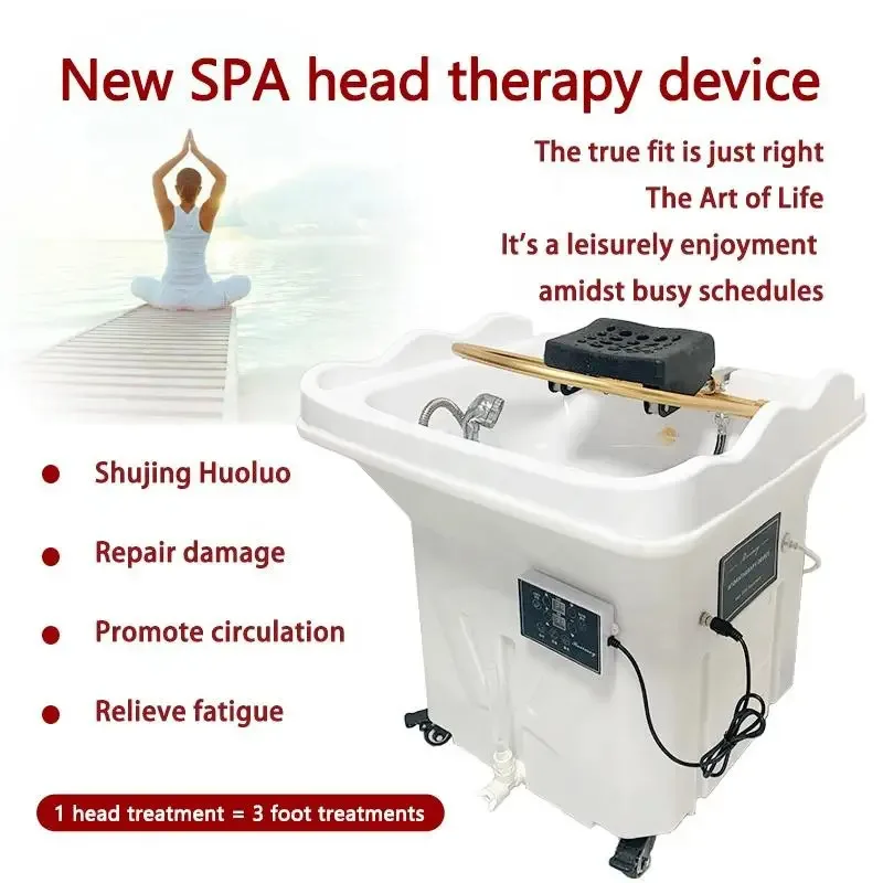 

2024 Mobile head basin constant temperature water circulation beauty salon massage chair head basin massage shampoo basin