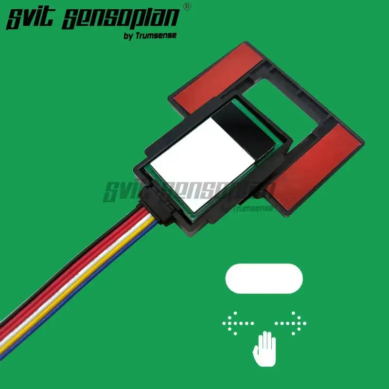 Trumsense DC 12 to 24V WS08DRF-S7-WV Stepless Dimming Hand Wave Infrared Sensor Switch Synchronize with Anti-fog for LED Mirror