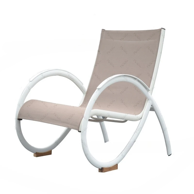Outdoor courtyard aluminum alloy leisure chair source wholesale hotel villa outdoor furniture mesh sunscreen waterproof chair