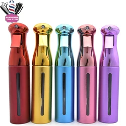 300ml Barber Electroplating Spray Bottle Pro High Pressure Continuous Atomizer Hairdressing  Salon Hairdresser Hair Tools Suppli