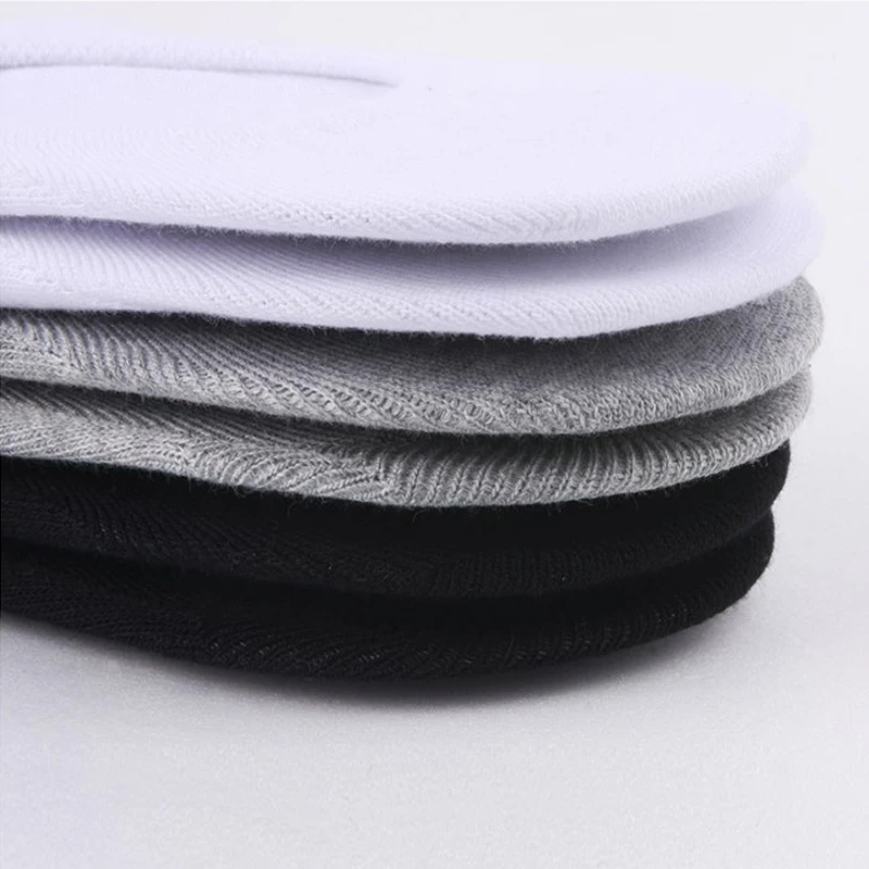 10Pair/Lot Men Boat Socks Summer Autumn Breathable Fashion Non-slip Silicone Invisible Cotton Socks Male Ankle Sock High Quality