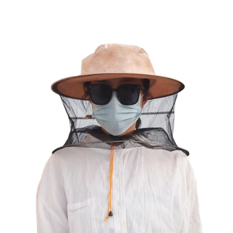 

Beekeeper Hat With Brim Face Thickening Sunscreen Half-Length BeeKeeping Professional Special Protection Beekeeper cap