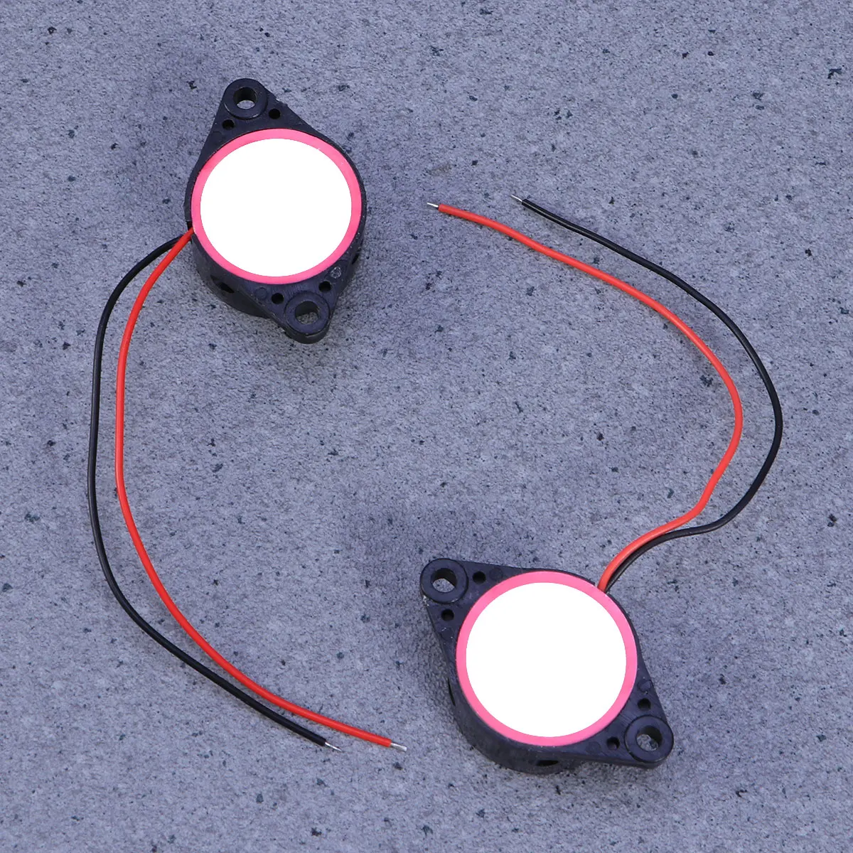 

2 pcs Electronic Alarm Buzzer Black Sound Beeper High Decibel Low Power DC3-24V Wide Voltage Industrial Car Security