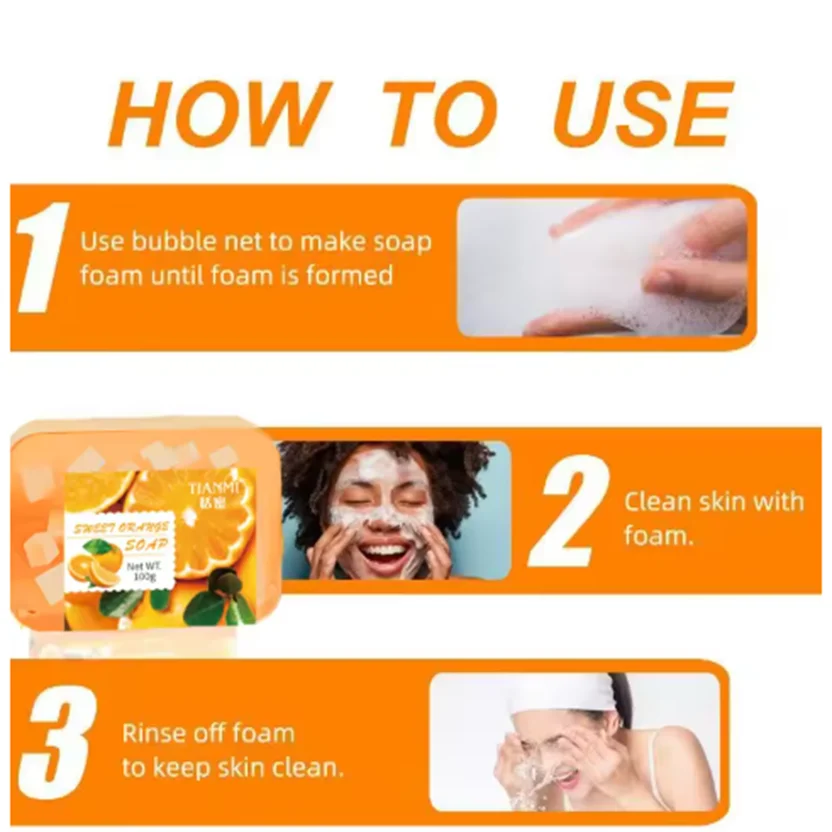 صابون جيلي الفاكهة، ينظف ويزيل المكياج بعمق، ويستحم الجسم بالكامل، ويطب ويغذيها #3
