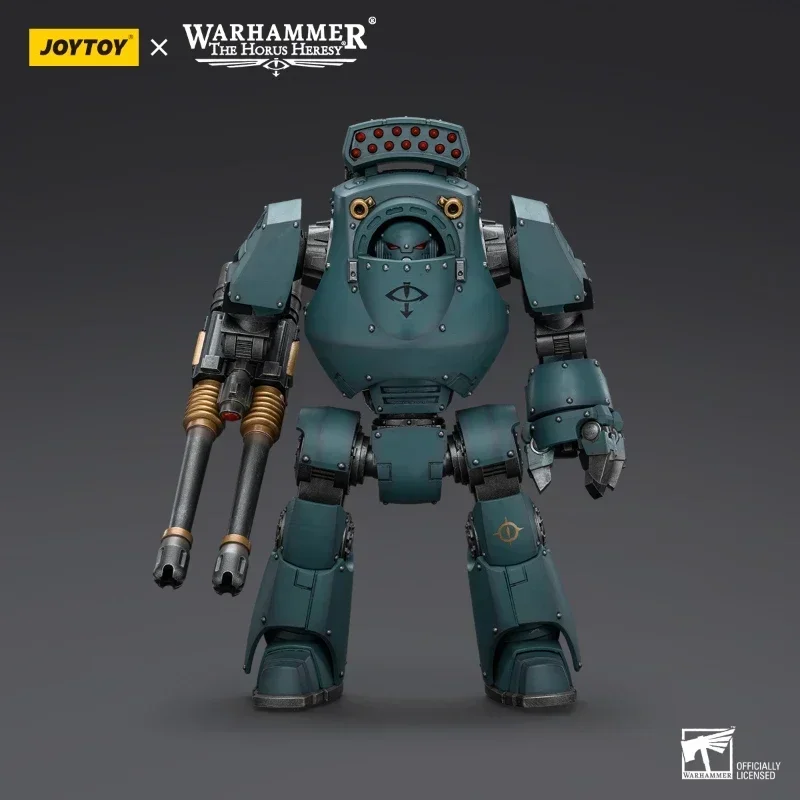 JOYTOY Warhammer 30k 1/18 Mecha Sons of Horus Contemptor Dreadnought مع مجموعات Gravis Autocannon لعبة مجسمة هدايا أنيمي