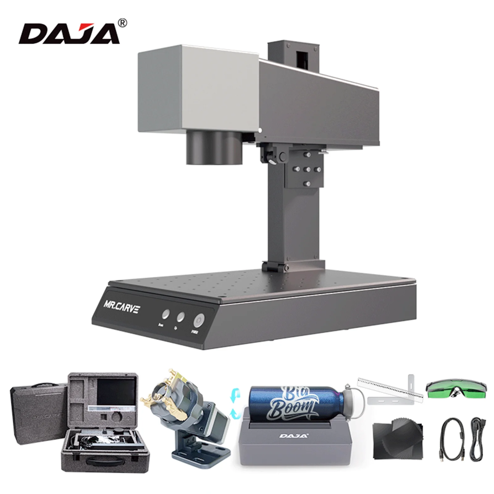 Mini DAJA Mr Carve M1 Pro Fiber La ser Engraving Machine La ser Printer Machine Portable All Kinds Of Metal Carving Machine