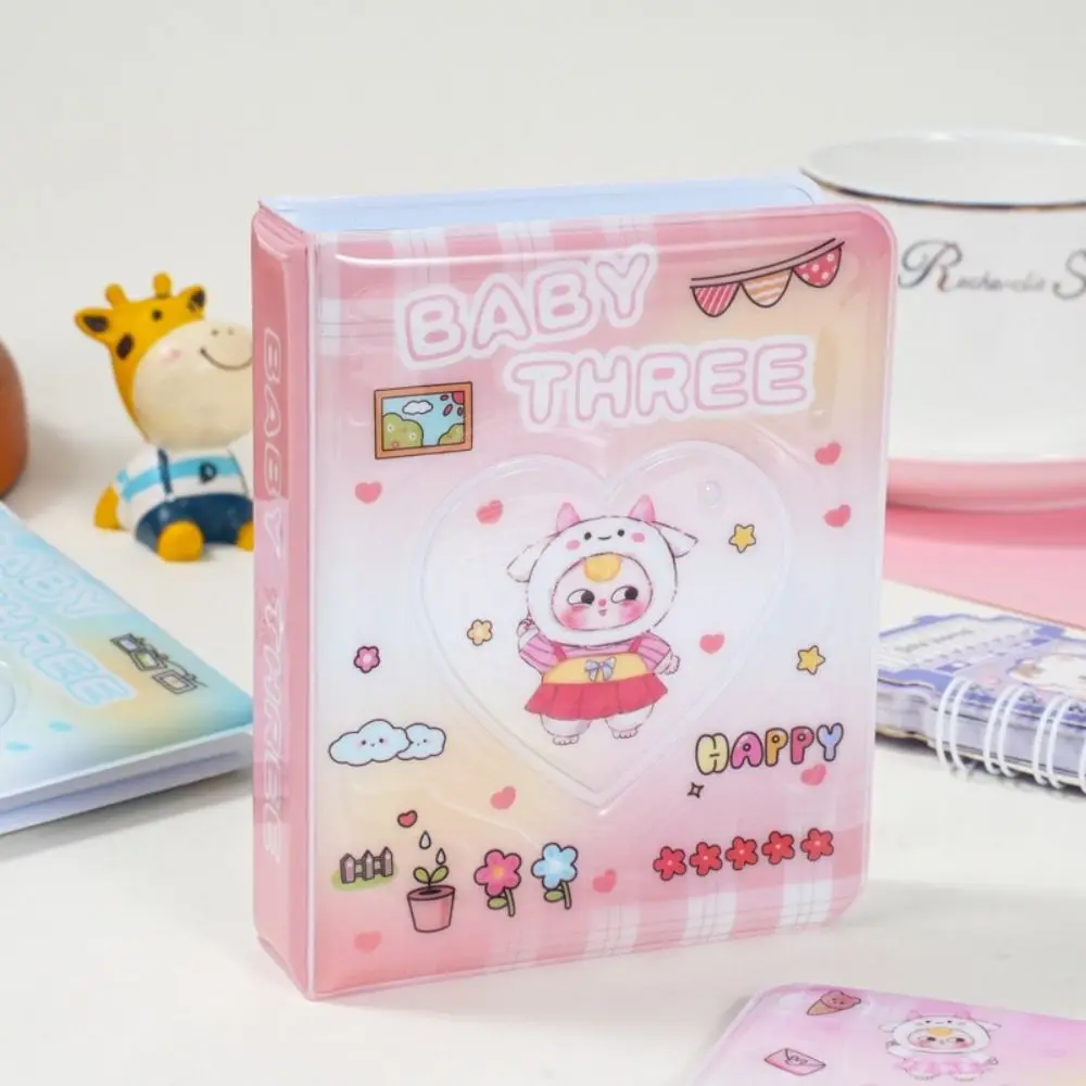 New PVC Card Holder Album Cartoon Mini Idol Card Collect Book Photo Protection Cover Gift