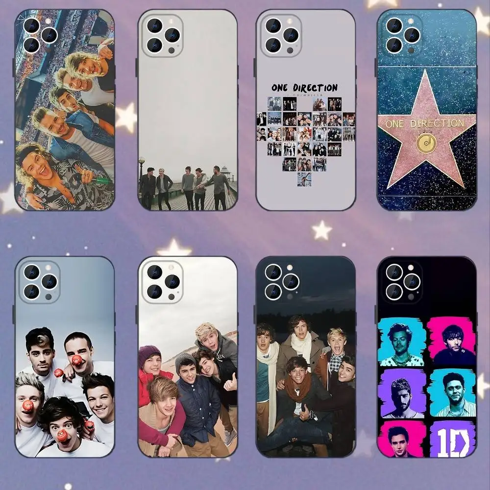 

Band O-One Direction OD Phone Case For iPhone 16,15,14,13,12,11,Mini,Pro,SE,MAX White Matte Shockproof Cover