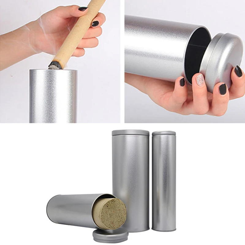 

Stainless Steel Moxa Extinguisher Roller Roll Holder Stick Washable Anti-rust Moxibustion Device Smokeless Acupuncture Artemisia