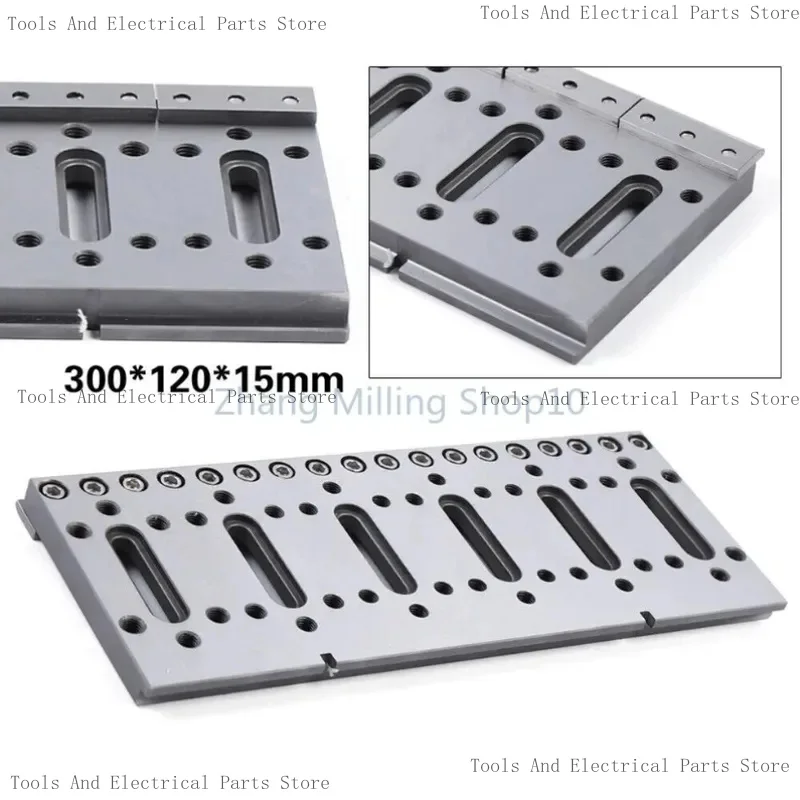 1PC Wire EDM Fixture Board Stainless Jig Tool For Clamping & Leveling 300*120*15Mm
