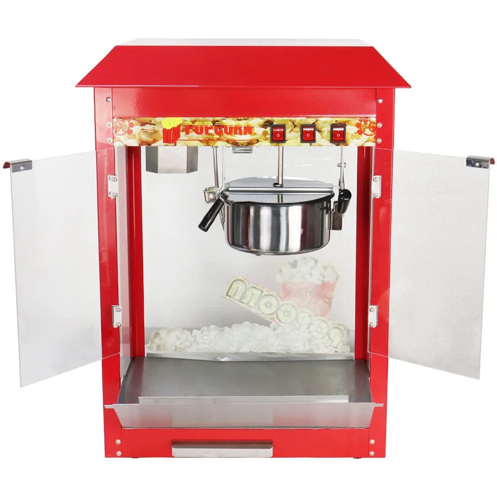 Automation Industrial Electric Popcorn Machine Price Commercial Caramel Popcorn Maker Machine