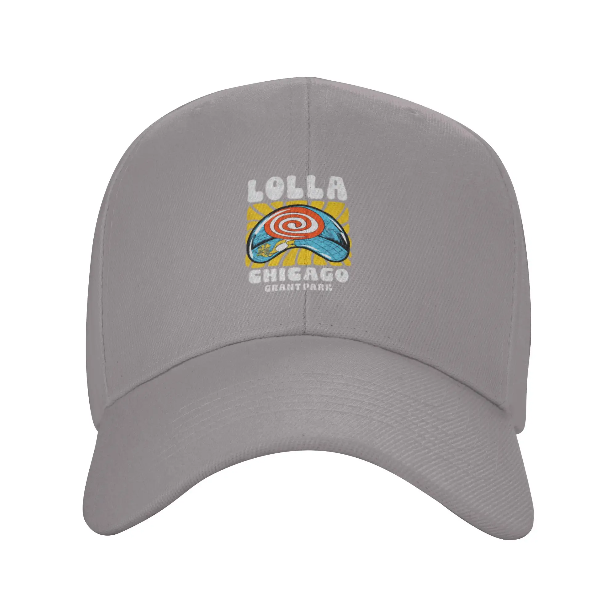 Hot Sale Lollapalooza 2026 Chicago Festival Music Vibes Baseball Cap  Snapback Sun Caps  Vlog Shooting Sun Caps