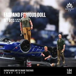 MoreArt 1:64 FAST AND FURIOUS DOLL SET D